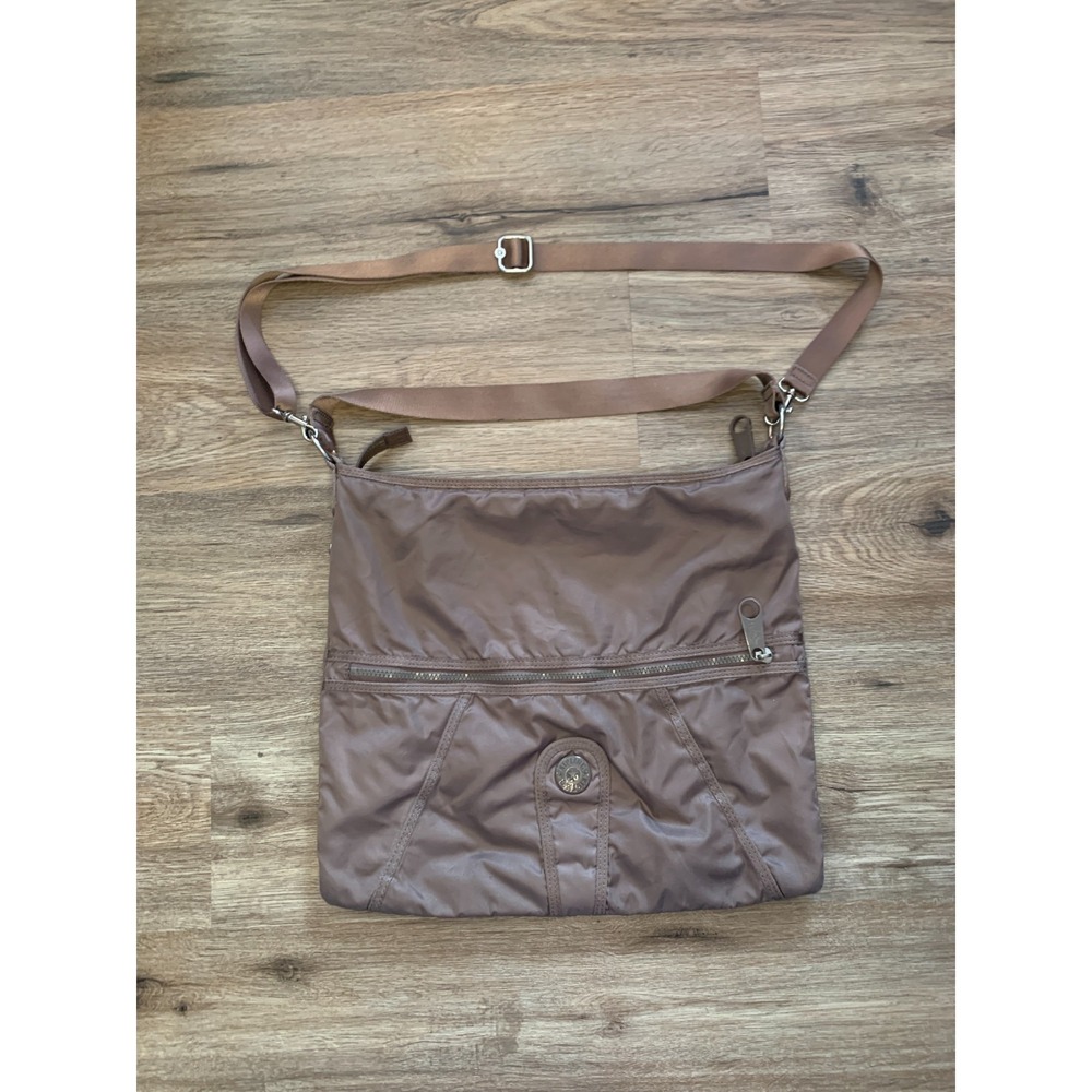 Kipling Crossbody Shoulder Bag GORILLA‎ GIRLZ Purse in Brown/Purple *No Keychain